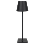 Tafellamp oplaadbaar zwart 36 cm led