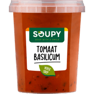 Soupy Tomaat basilicum soep vers