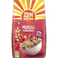 Zonnatura Muesli rood fruit vezelrijk
