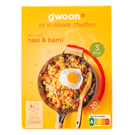 G'woon Kruidenmix nasi/bami 3-pack