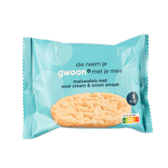 G'woon Maiswafels sour cream onion 4x1