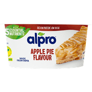Alpro Plant. variatie op yoghurt apple pie