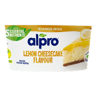 Alpro Plant. variatie op yoghurt lemon cheese