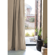 Verduisterend rib gordijnen 140 x 250cm Foto van Verduisterend rib gordijnen 140 x 250cm