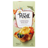 Jos Poell Ijswafelbakjes naturel 6 st.