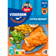 Foto van Iglo Kapiteins Klassiekers lekkerbekjes naturel, 2 stuks