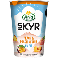 Arla Skyr perzik passievrucht Foto van Arla Skyr perzik passievrucht