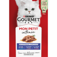 Gourmet Mon petit tonijn-zalm-forel 6 stuks