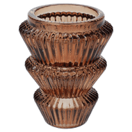 Foto van Glazen kaarsenhouder 6.5x8cm