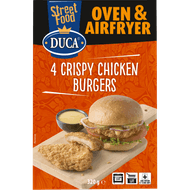 Foto van Duca Crispy chicken burgers 4 st.