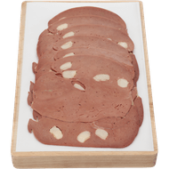 1 de Beste Runderlever gelardeerd Foto van 1 de Beste Runderlever gelardeerd