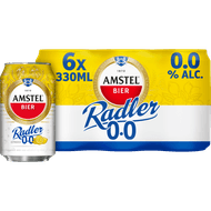 Foto van Amstel Radler alcoholvrij citroen 6x33 cl