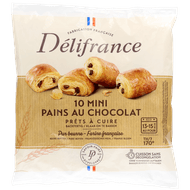 Foto van Délifrance Mini chocolade broodje 10 st.