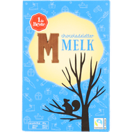 1 de Beste Chocoladeletter m melk Foto van 1 de Beste Chocoladeletter m melk