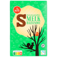 1 de Beste Chocoladeletter melk/hazelnoot s Foto van 1 de Beste Chocoladeletter melk/hazelnoot s