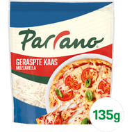 Parrano Mozzarella geraspt Foto van Parrano Mozzarella geraspt
