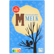 1 de Beste Chocoladeletter m melk Foto van 1 de Beste Chocoladeletter m melk