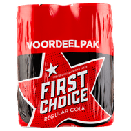 First Choice Cola Cola regular 4x25 cl