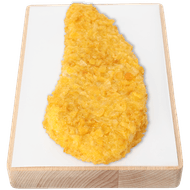 Foto van Visschnitzel krokant