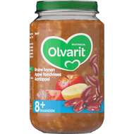 Olvarit Maaltijdpotje 8+ maanden bruine bonen-appel-rundvlees