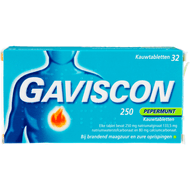 Gaviscon Kauwtablet pepermunt brandend maagzuur oprispingen