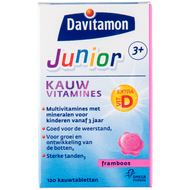 Davitamon Kauwvitamine framboos junior 3-12 jaar