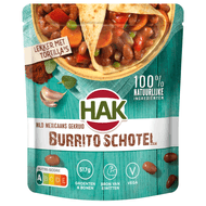 Hak Burritoschotel bonen-groente-saus