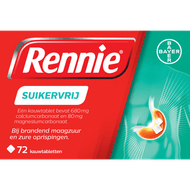 Rennie Kauwtabletten suikervrij brandend maagzuur oprispingen