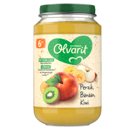 Olvarit 6+ Maanden Perzik Banaan Kiwi