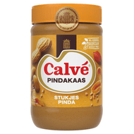 Calvé Pindakaas met stukjes pinda