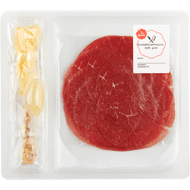 1 de Beste Carpaccio pijnboompitten kaas en olie