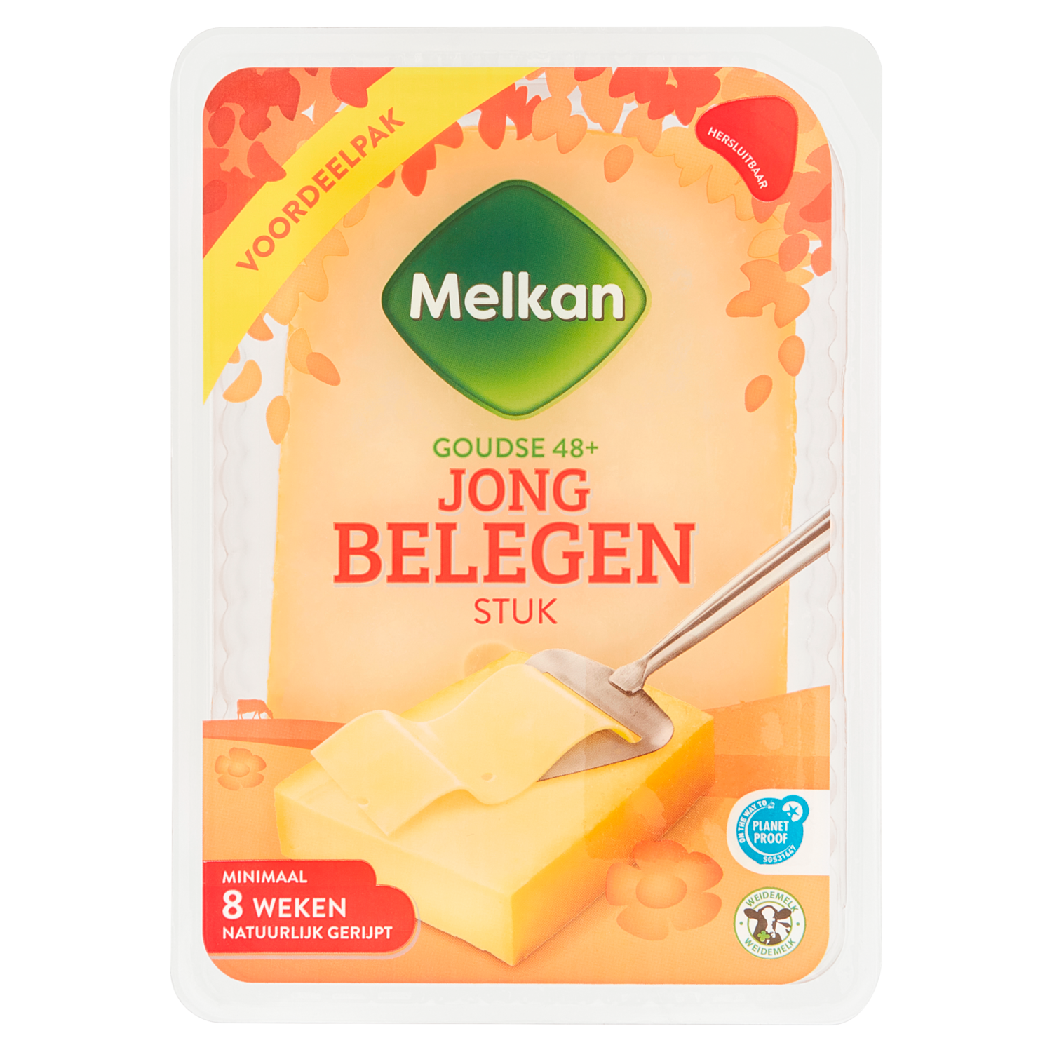 Melkan Jong Belegen Kaas 48+ Stuk Voordeelpak