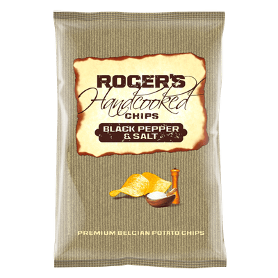 Rogers Handcooked chips salt-black pepper