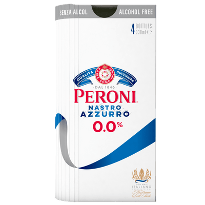 Peroni Nastro azzurro 0.0% 4x33cl