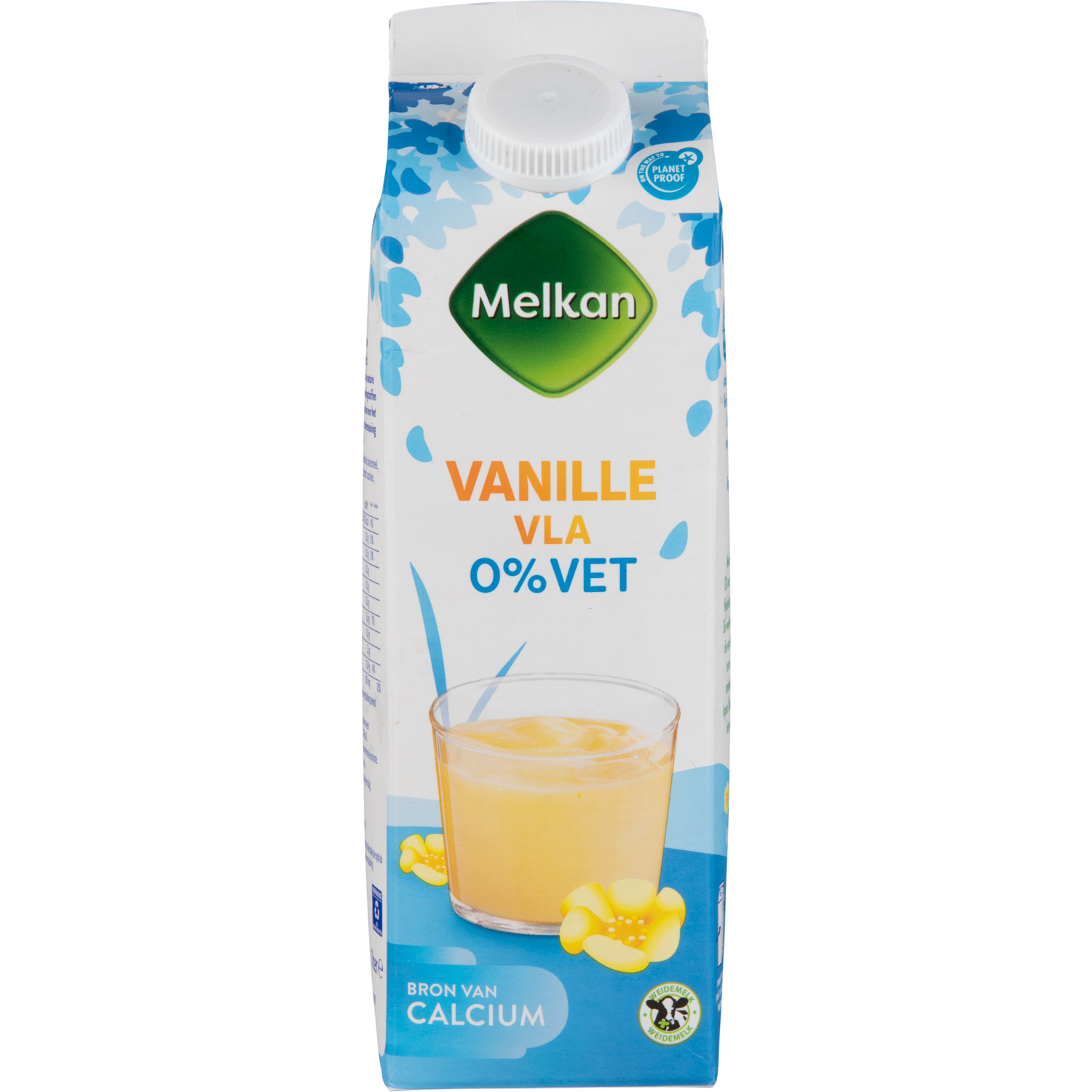 Melkan Vla vanille 0% vet DekaMarkt