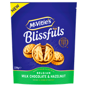 McVitie's Blissfuls chocolate & hazelnut