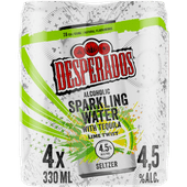 Desperados Seltzer lime twist 4x33cl