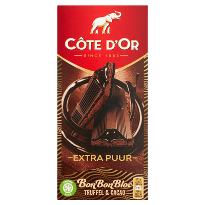 Côte d'Or Bonbonbloc puur truffel-cacao