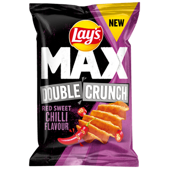 Lay's Double crunch max red sweet chilli