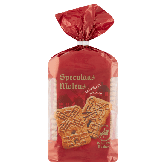 Foto van De Ruiter's Banket Speculaasmolens op witte achtergrond