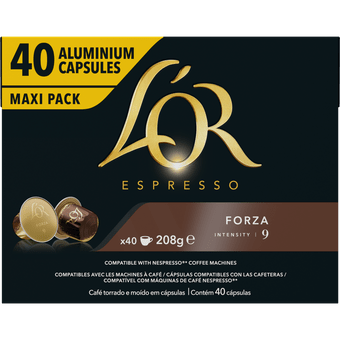 L'Or Koffiecups forza sterkte 9