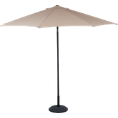 Luxe tuinparasol taupe