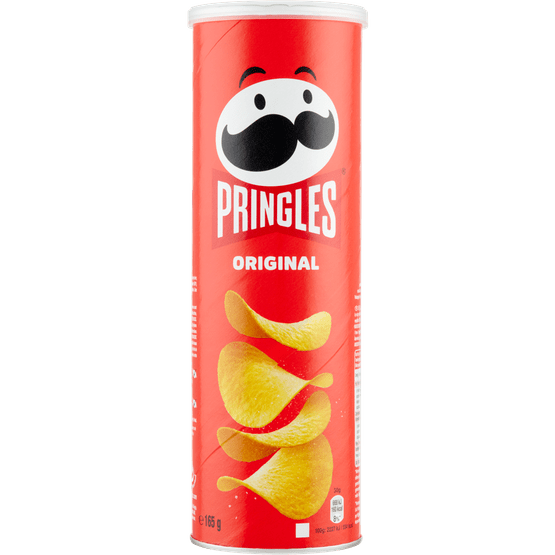 Foto van Pringles Original op witte achtergrond