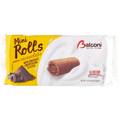 Balconi Mini rolls chocolade