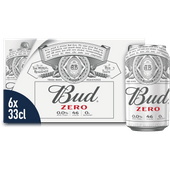 Bud Zero 0.0 6x33cl