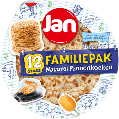 Jan Pannenkoeken familiepak 12 stuks