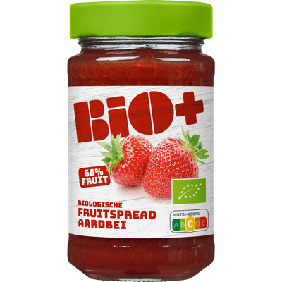 Bio+ Fruitspread aardbeien