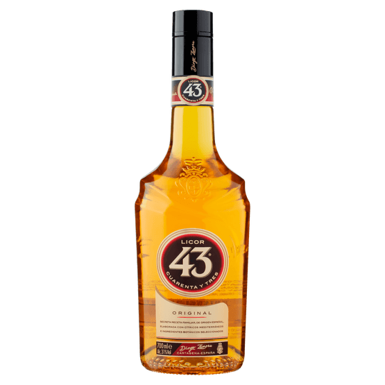 Foto van Licor 43 Likeur op witte achtergrond