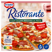 Dr. Oetker Ristorante pizza salame mozzarella pesto
