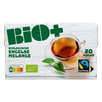 Bio+ Zwarte thee Engelse melange 20 stuks